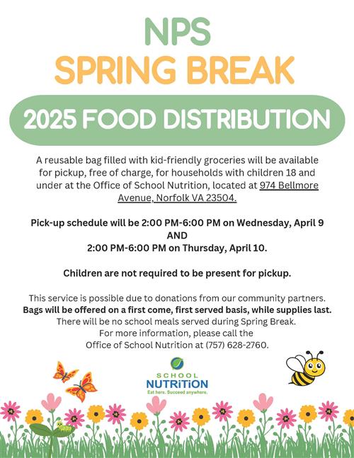 Spring Break Food Distribution